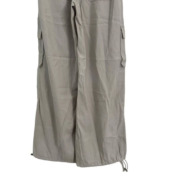 Forever 21 Women's Elastic Waist Wide Leg Parachute Cargo Pants, Size S - Picture 8 of 13
